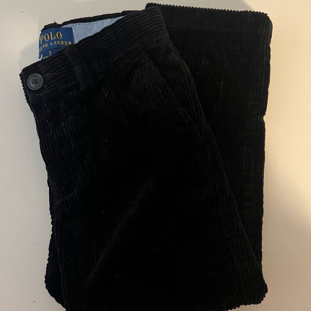 Velvet toddler boy dress pants